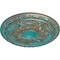 Ekena Millwork Baile Ceiling Medallion (Fits Canopies up to 3 1/4"), 20"OD x 1 5/8"P, Copper Green Patina CM20BLCGS - alternate 4
